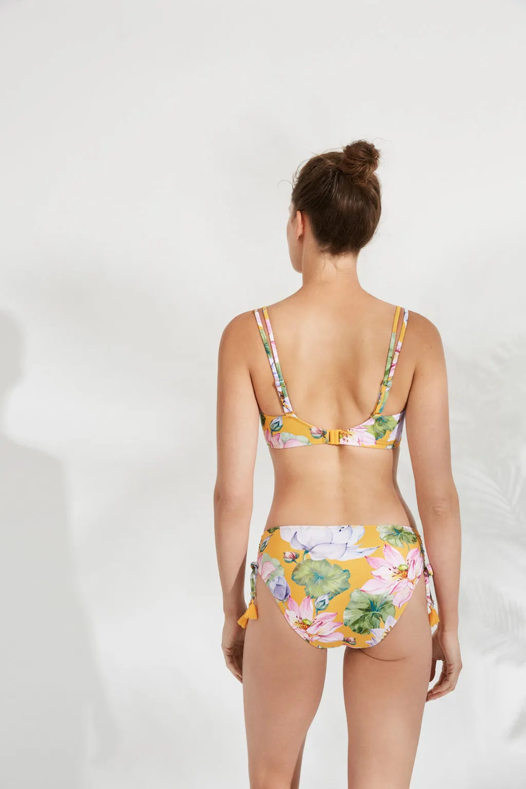 Bikini Redutor Amarelo Floral