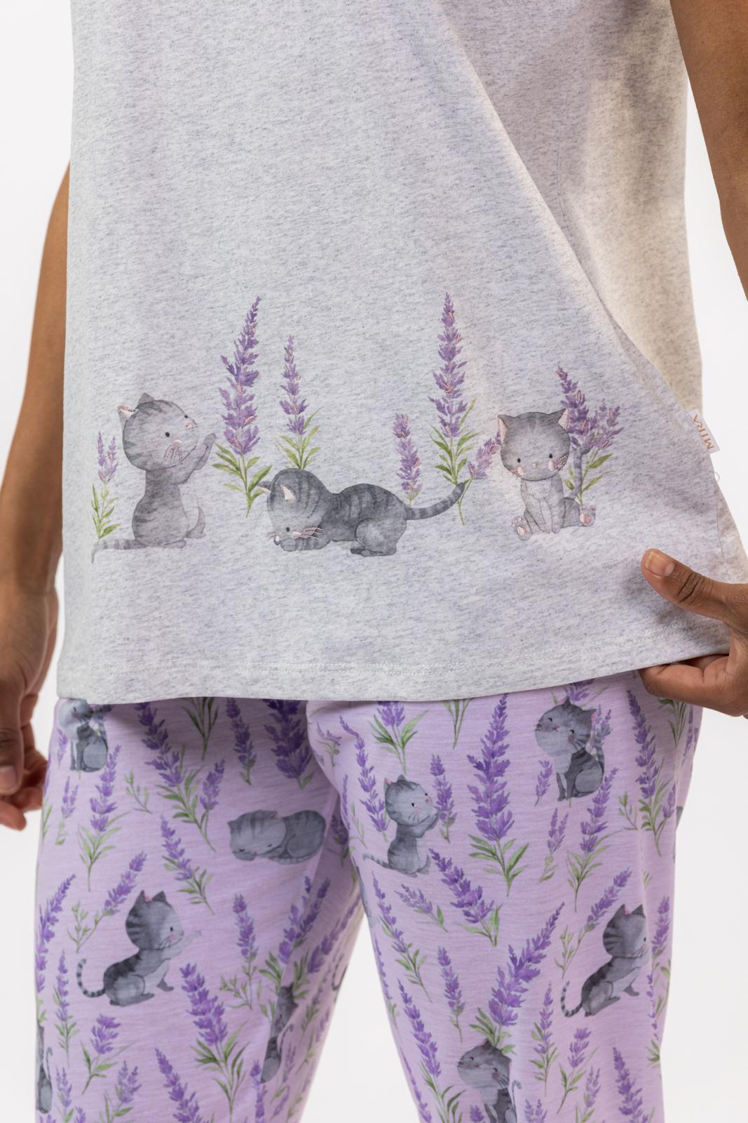 Pijama Bermuda  Sweet Cat - MIRA