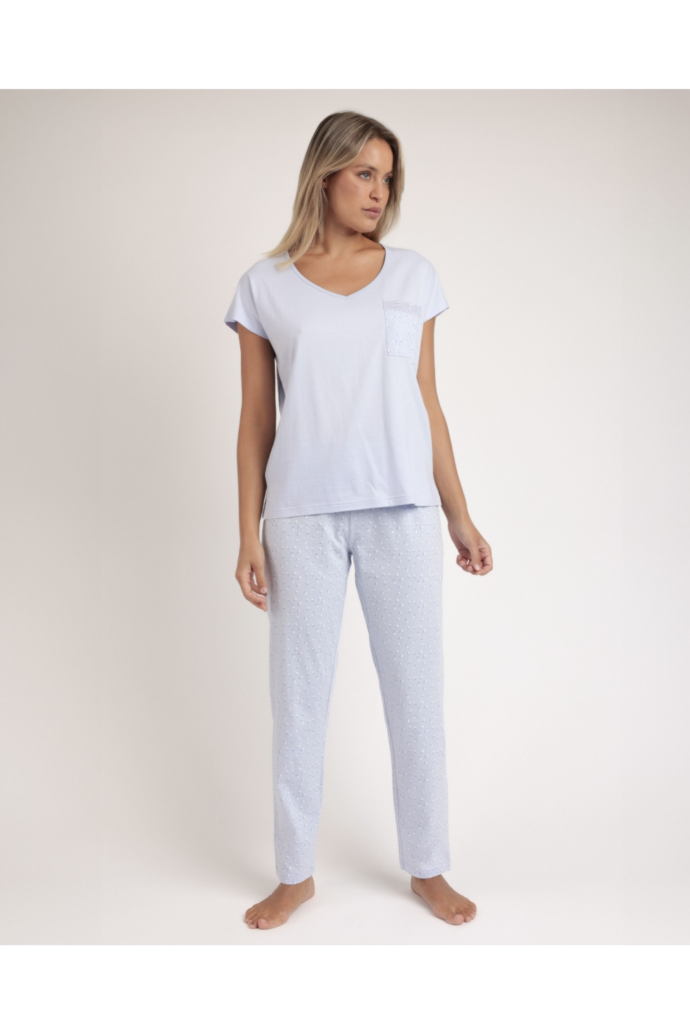 Pijama Petit Flower Blue